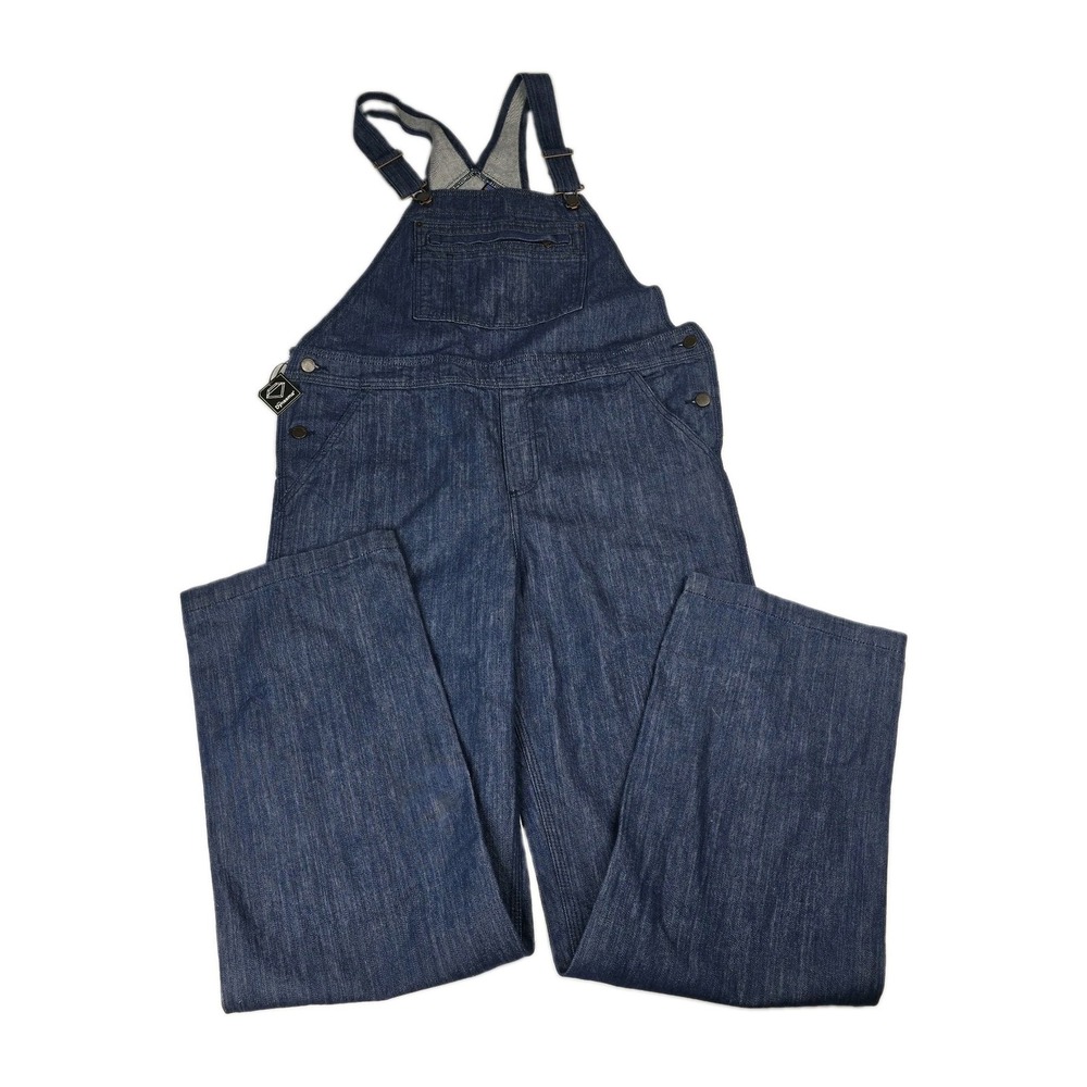Patagonia Steel Forge Denim Bib Overalls Mens Large Dyneema Made In USA NWT